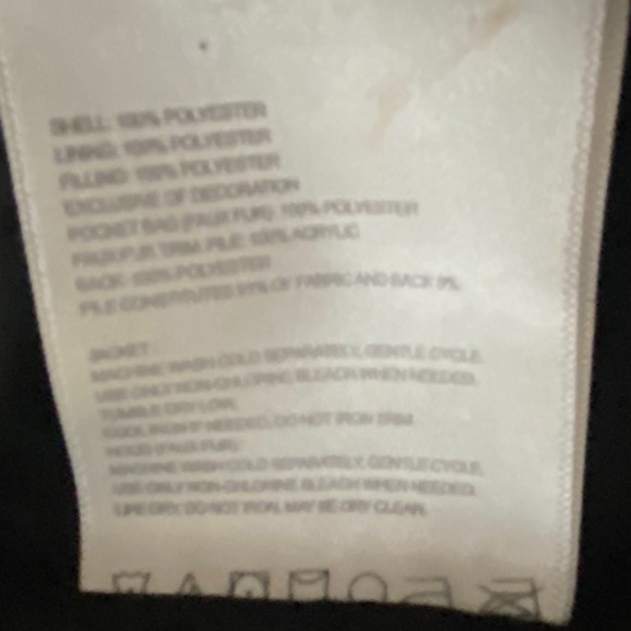 LAUNDRY BY SHELLI SEGAL black hooded witner puffer coat women's size Small - Picture 7 of 12